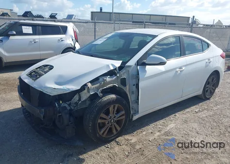 2018 Hyundai Elantra Sel z USA, uszkodzony, nr VIN 5NPD84LF5JH319612